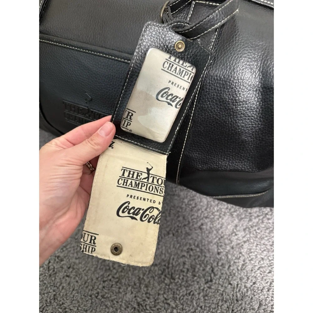 Barrington Leather Duffle Tour Championship By Coca-Cola Black Golf Travel